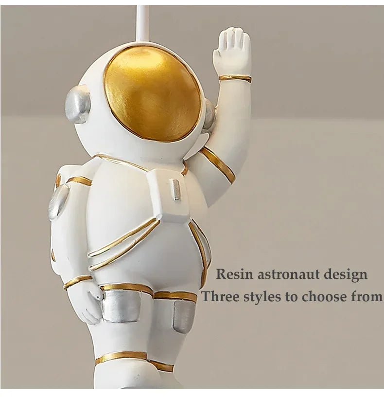 Lampe Enfant Plafonnier LED Ballon Astronome Design Nordique Lumière Chaude - Luminous Place