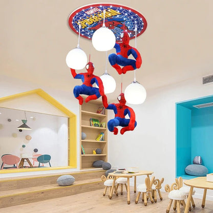 Lampe Enfant Plafonnier LED Design Nik en Bois et Verre Dépoli, Ambiance Chaleureuse - Luminous Place