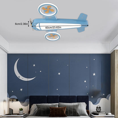 Lampe Enfant Plafonnier LED Dimmable Télécommande Design Contemporain - Luminous Place