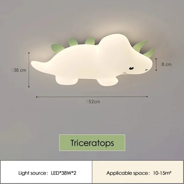 Lampe Enfant Plafonnier LED Dinosaure Design Moderne Lumière Chaude - Luminous Place