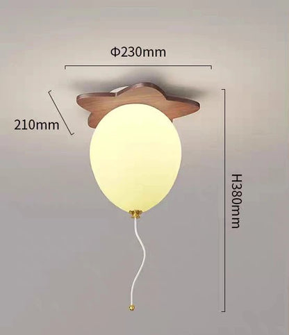 Lampe Enfant Plafonnier LED en Bois Design Romantique Ambiance Chaleureuse - Luminous Place