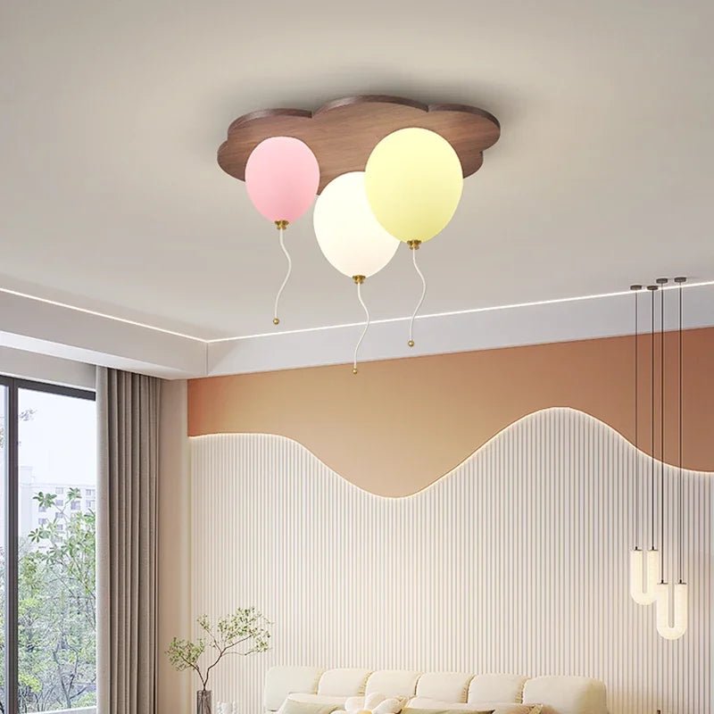 Lampe Enfant Plafonnier LED en Bois Design Romantique Ambiance Chaleureuse - Luminous Place