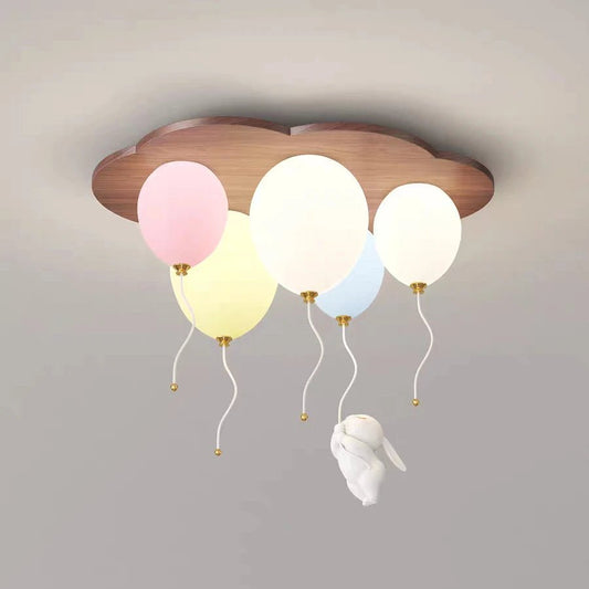 Lampe Enfant Plafonnier LED en Bois Design Romantique Ambiance Chaleureuse - Luminous Place