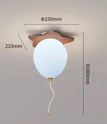 Lampe Enfant Plafonnier LED en Bois Design Romantique Ambiance Chaleureuse - Luminous Place