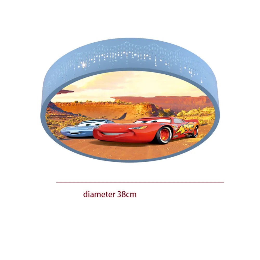 Lampe Enfant Plafonnier LED Rond Design Cartoon en Acrylique, Lumière Blanche, Intérieur - Luminous Place