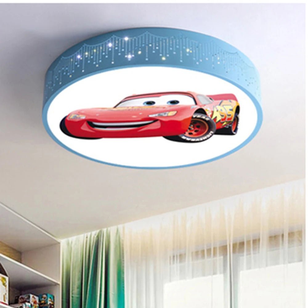 Lampe Enfant Plafonnier LED Rond Design Cartoon en Acrylique, Lumière Blanche, Intérieur - Luminous Place