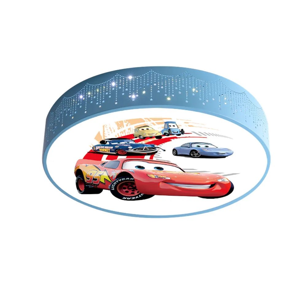 Lampe Enfant Plafonnier LED Rond Design Cartoon en Acrylique, Lumière Blanche, Intérieur - Luminous Place