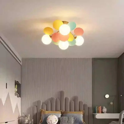Lampe Enfant plafonnier moderne nordique en métal et verre design créatif - Luminous Place