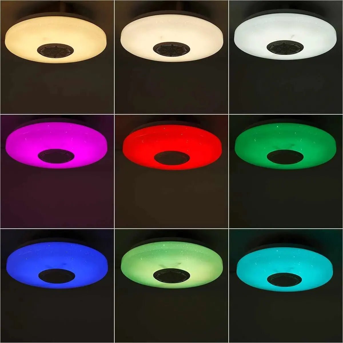 Lampe Enfant Plafonnier Moderne RGB Bluetooth 52W avec Télécommande AC220V - Luminous Place