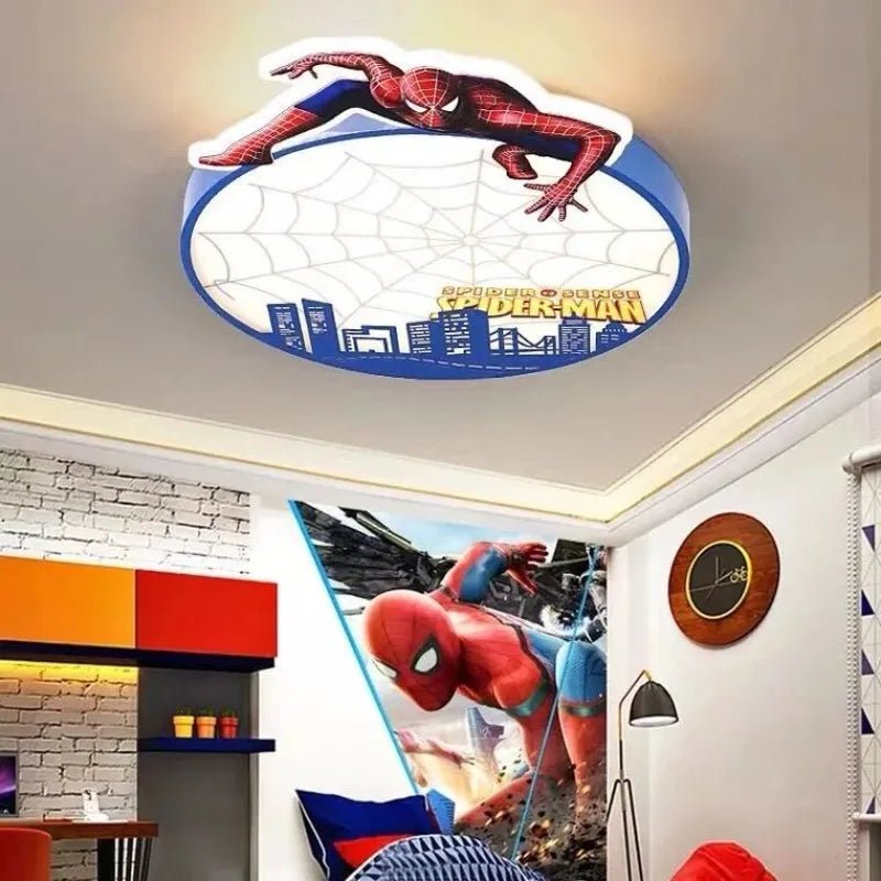 Lampe Enfant Spiderman LED style nordique design moderne pour chambre - Luminous Place