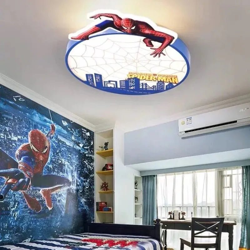 Lampe Enfant Spiderman LED style nordique design moderne pour chambre - Luminous Place