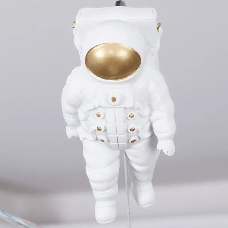 Lampe Enfant suspendue design nordique vaisseau spatial en métal, lumière douce non éblouissante - Luminous Place