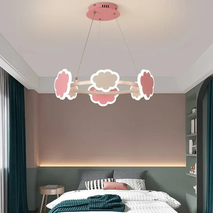 Lampe Enfant Suspension LED Nuage Nordique en Métal Moderne - Luminous Place