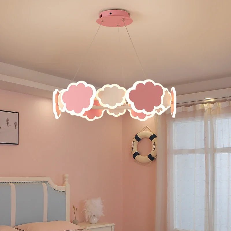Lampe Enfant Suspension LED Nuage Nordique en Métal Moderne - Luminous Place