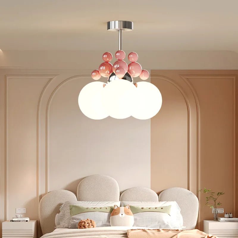 Lampe Enfant Suspension Moderne en Fer avec Lumière Chaude Ambiance Cosy - Luminous Place