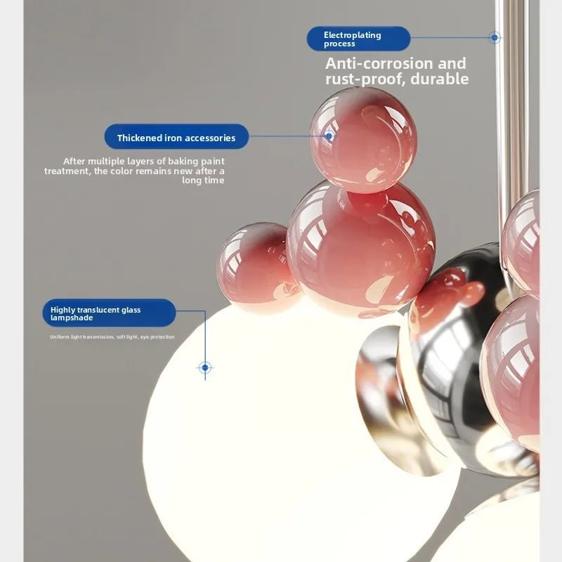 Lampe Enfant Suspension Moderne en Fer avec Lumière Chaude Ambiance Cosy - Luminous Place