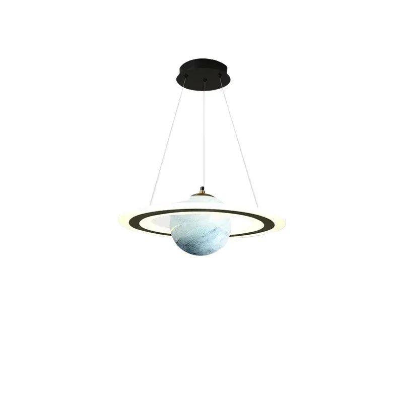 Lampe Enfant Suspension Planète en Acrylique E27, Lumière Chaude Ambiance Cosy - Luminous Place