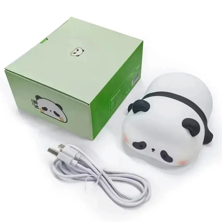 Lampe Enfant Veilleuse Silicone Girafe et Panda Lumière Chaude Rechargeable - Luminous Place