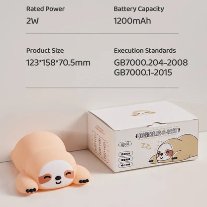 Lampe Enfant Veilleuse Silicone Girafe et Panda Lumière Chaude Rechargeable - Luminous Place