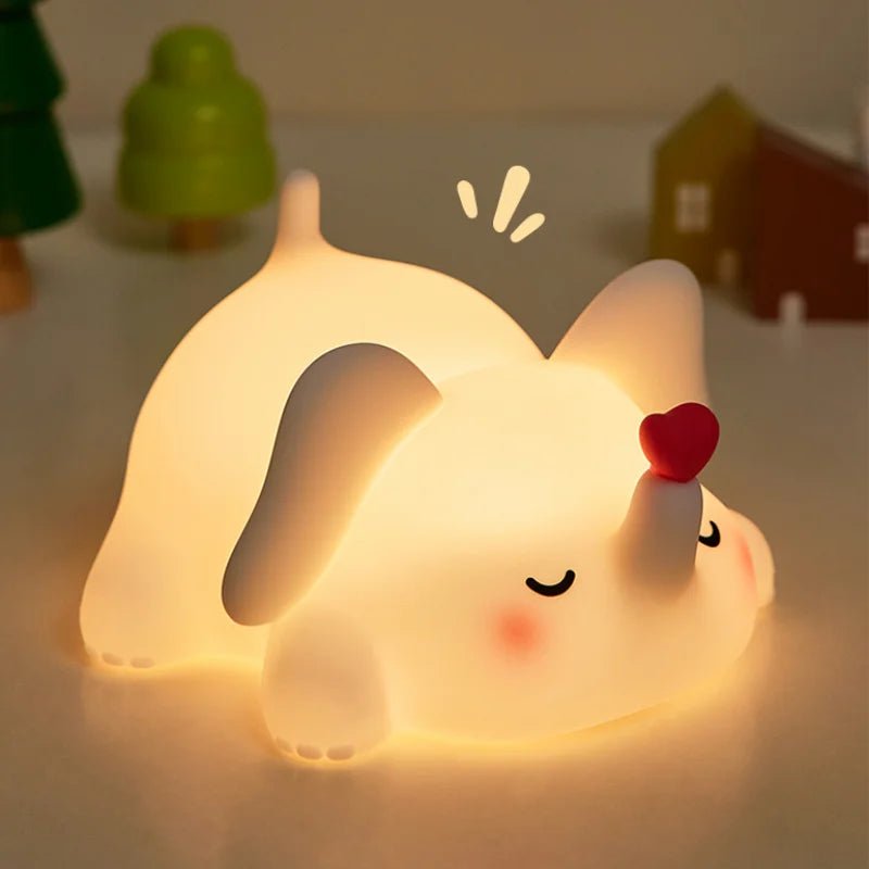 Lampe Enfant Veilleuse Silicone Girafe et Panda Lumière Chaude Rechargeable - Luminous Place