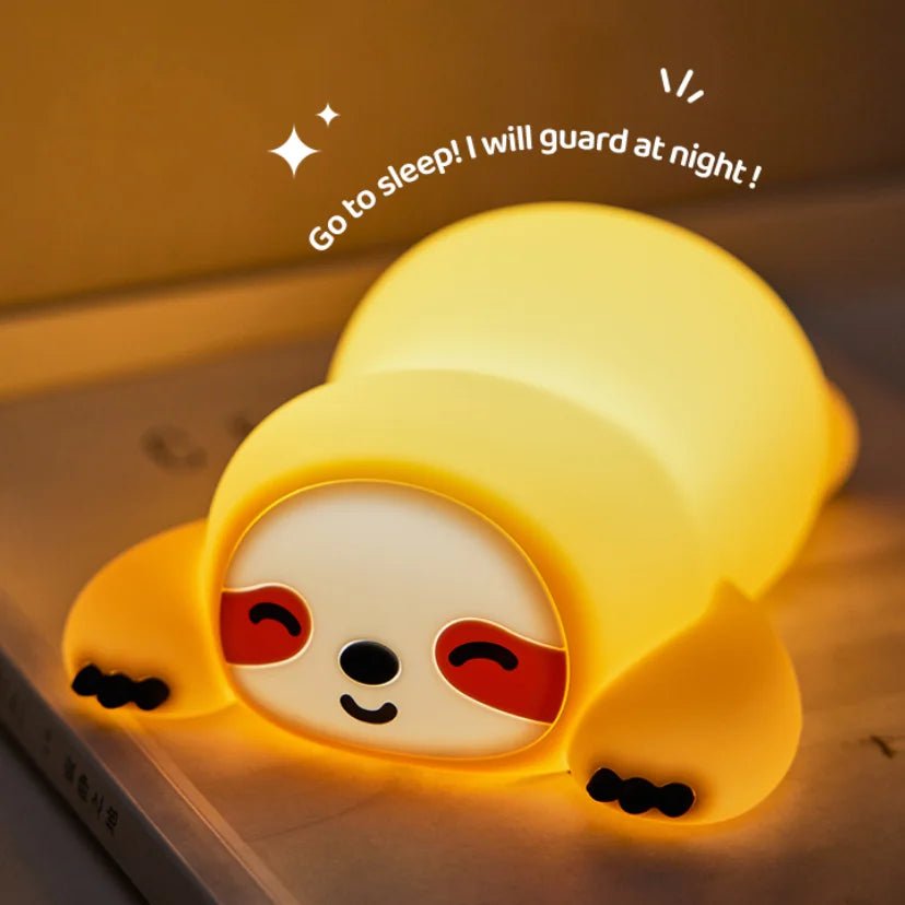 Lampe Enfant Veilleuse Silicone Girafe et Panda Lumière Chaude Rechargeable - Luminous Place