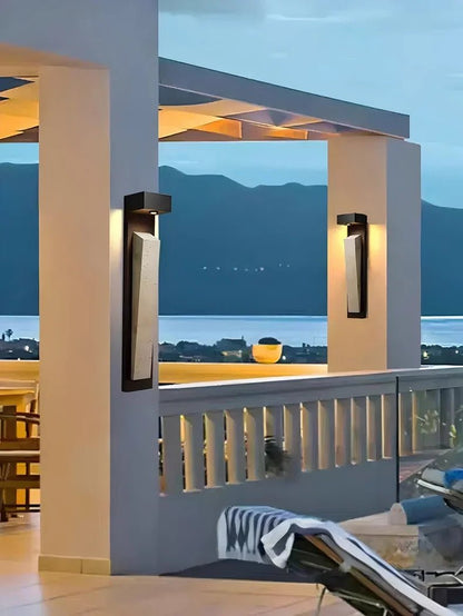 Luminaire Extérieur Applique Murale en Fer IP65, Design Moderne pour Terrasse et Villa - Luminous Place