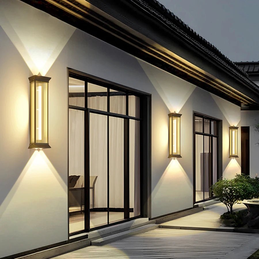 Luminaire Extérieur Applique Murale LED en Acier Inoxydable, Étanche, Design Moderne - Luminous Place