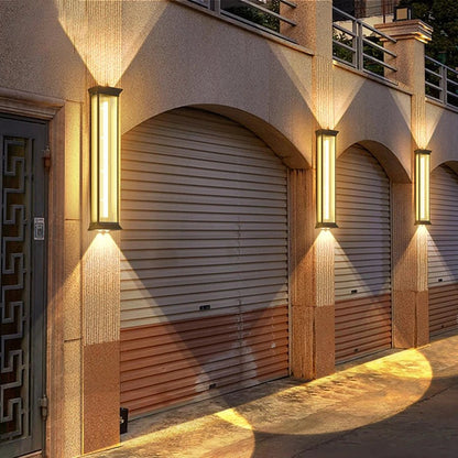 Luminaire Extérieur Applique Murale LED en Acier Inoxydable, Étanche, Design Moderne - Luminous Place