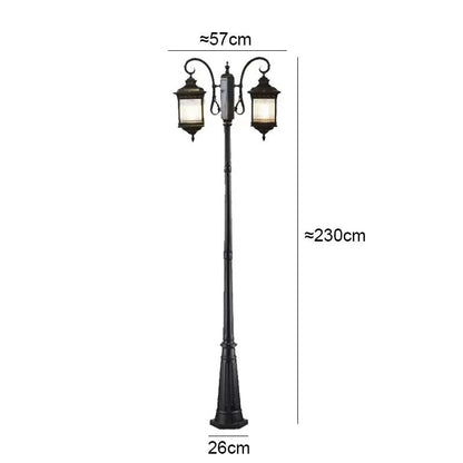 Luminaire Extérieur Double Extrémité en Aluminium IP65 pour Jardin et Paysage - Luminous Place