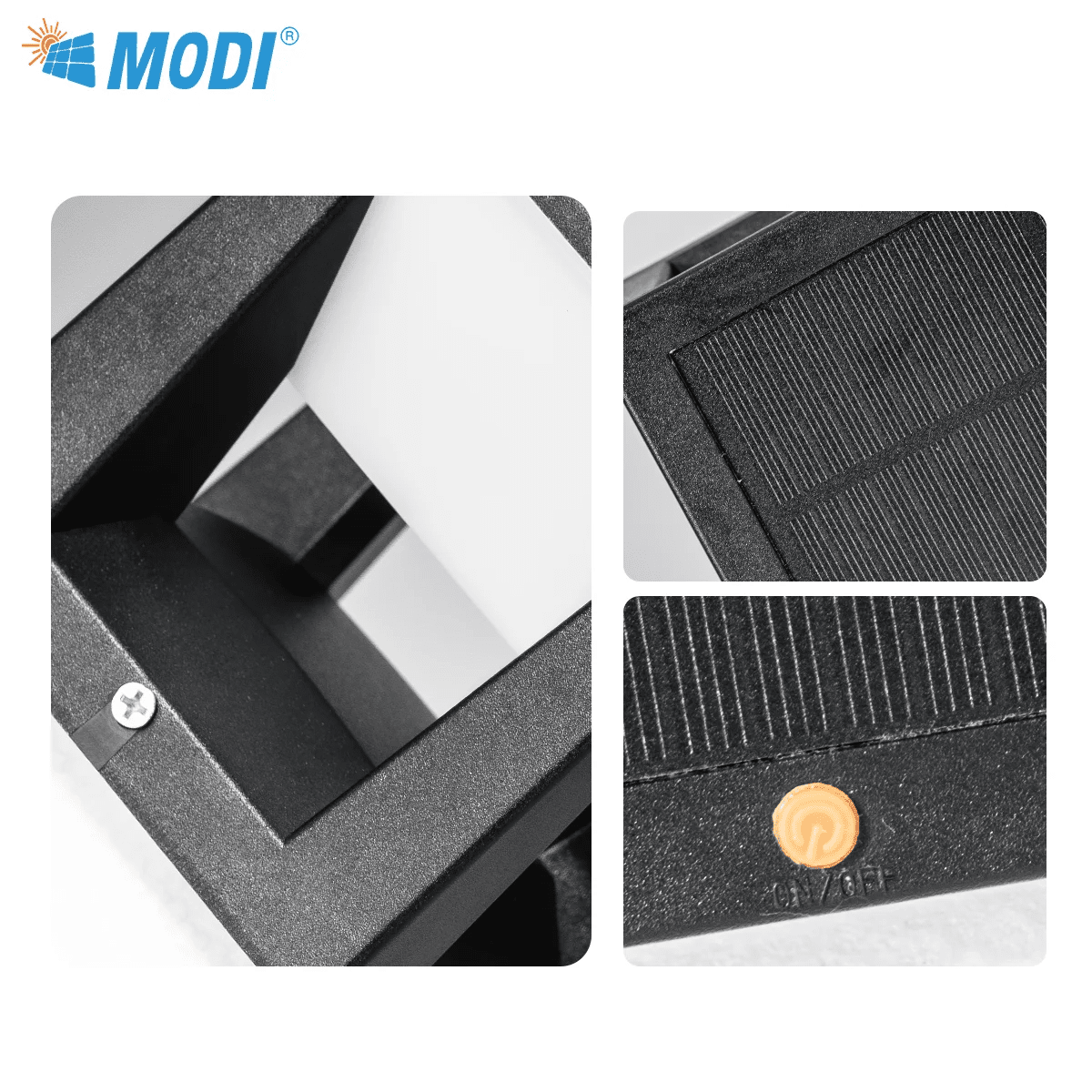 Luminaire Extérieur Lampadaire Solaire IP65 3 Couleurs LED Ambiance Chaleureuse - Luminous Place