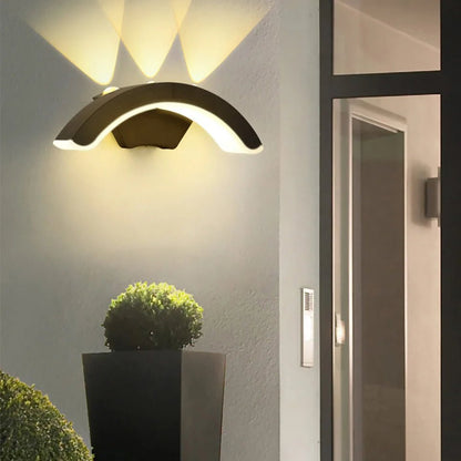 Luminaire Extérieur LED 10W IP66, Applique Murale Moderne à Lumière Blanc Chaud - Luminous Place