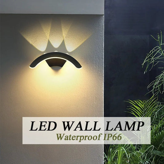 Luminaire Extérieur LED 10W IP66, Applique Murale Moderne à Lumière Blanc Chaud - Luminous Place