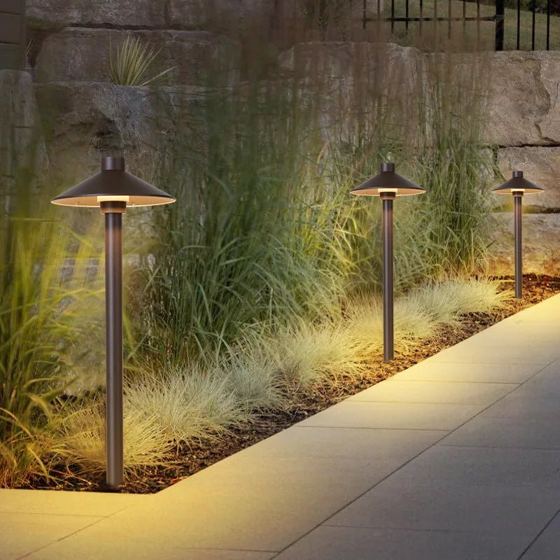 Luminaire Extérieur LED Aluminium Étanche pour Jardin et Allée, Lumière Chaude - Luminous Place