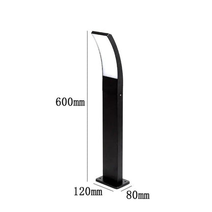 Luminaire Extérieur LED Carré en Aluminium, Éclairage de Pelouse IP65 - Luminous Place