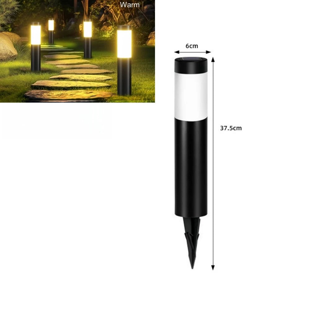Luminaire Extérieur LED Cylindrique en Acier Inoxydable, Design Moderne pour Pelouse et Passerelle - Luminous Place