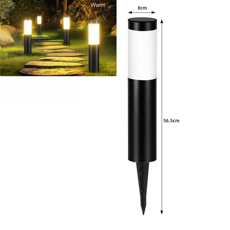 Luminaire Extérieur LED Cylindrique en Acier Inoxydable, Design Moderne pour Pelouse et Passerelle - Luminous Place