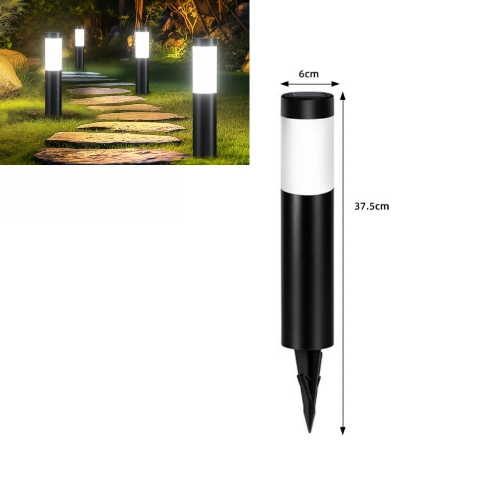 Luminaire Extérieur LED Cylindrique en Acier Inoxydable, Design Moderne pour Pelouse et Passerelle - Luminous Place
