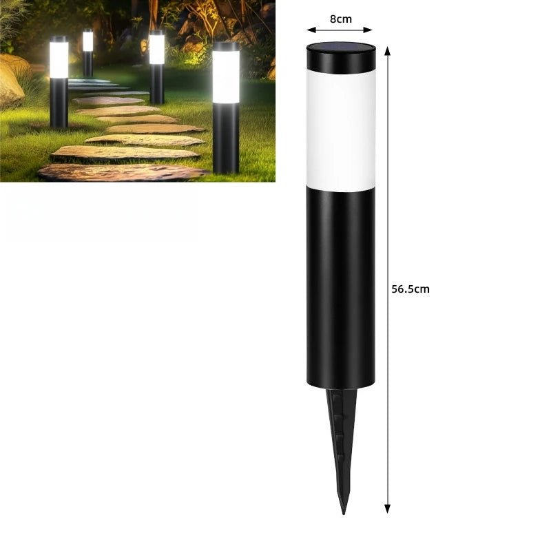 Luminaire Extérieur LED Cylindrique en Acier Inoxydable, Design Moderne pour Pelouse et Passerelle - Luminous Place