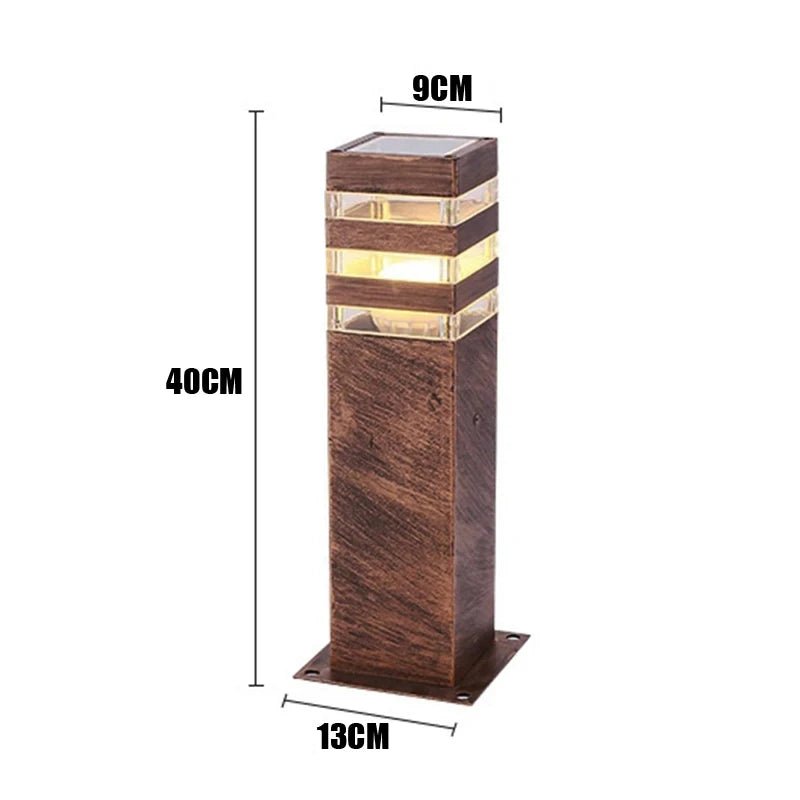 Luminaire Extérieur LED en Aluminium Étanche E27 pour Pelouse et Jardin - Luminous Place