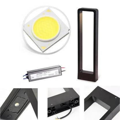 Luminaire Extérieur LED étanche en aluminium, design moderne pour jardin et cour - Luminous Place