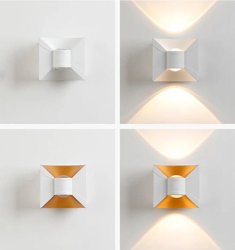 Luminaire Extérieur LED Étanche en Aluminium, Design Nordique Moderne, 6/10/12W, Lumière Chaude ou Blanche, AC 110/220V - Luminous Place