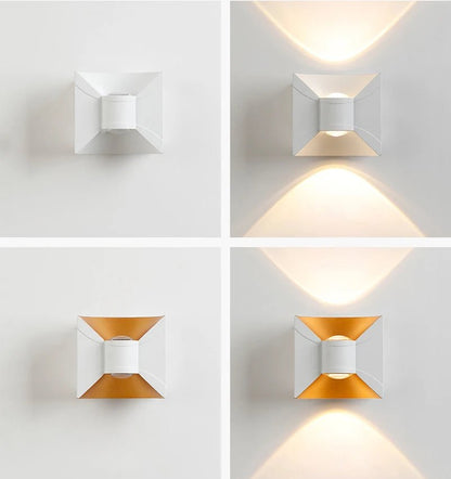 Luminaire Extérieur LED Étanche en Aluminium, Design Nordique Moderne, 6/10/12W, Lumière Chaude ou Blanche, AC 110/220V - Luminous Place