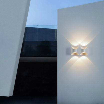 Luminaire Extérieur LED Étanche en Aluminium, Design Nordique Moderne, 6/10/12W, Lumière Chaude ou Blanche, AC 110/220V - Luminous Place