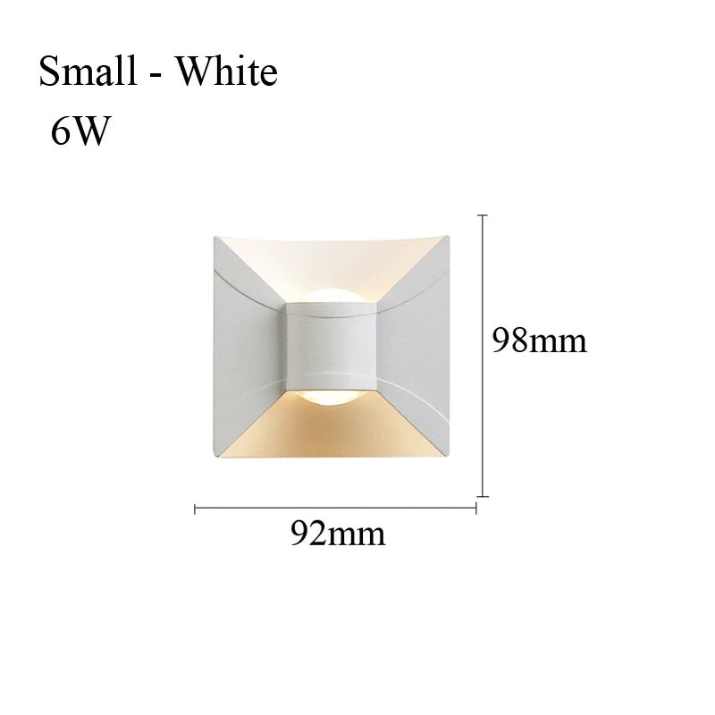 Luminaire Extérieur LED Étanche en Aluminium, Design Nordique Moderne, 6/10/12W, Lumière Chaude ou Blanche, AC 110/220V - Luminous Place