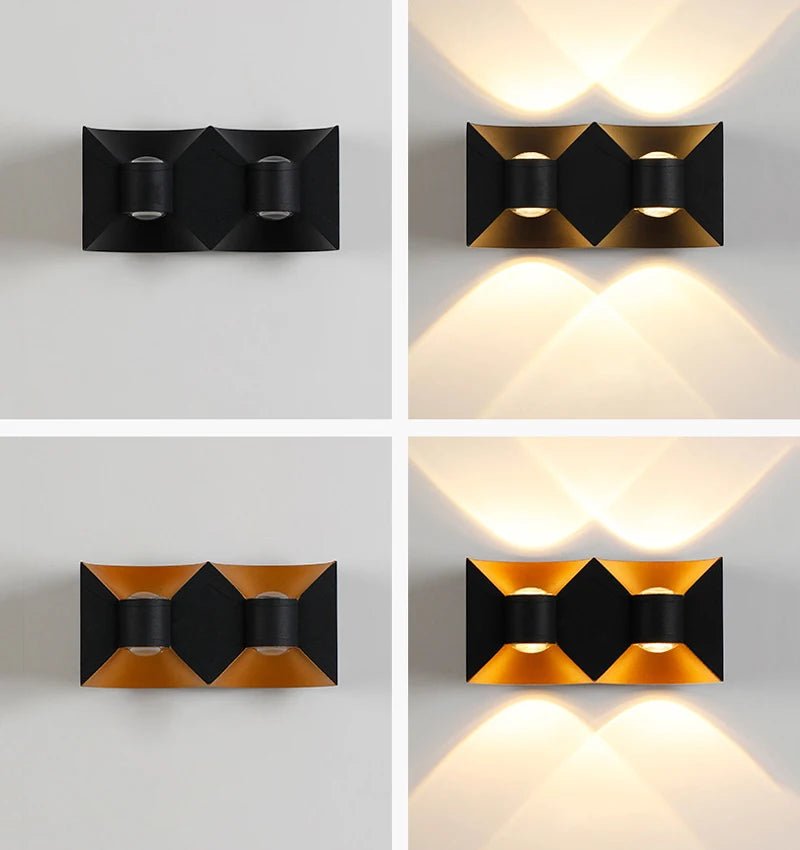 Luminaire Extérieur LED Étanche en Aluminium, Design Nordique Moderne, 6/10/12W, Lumière Chaude ou Blanche, AC 110/220V - Luminous Place