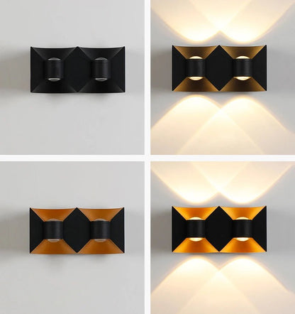 Luminaire Extérieur LED Étanche en Aluminium, Design Nordique Moderne, 6/10/12W, Lumière Chaude ou Blanche, AC 110/220V - Luminous Place