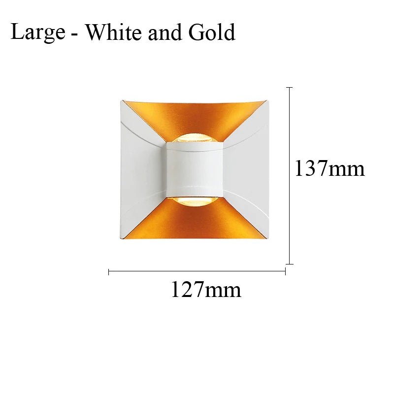 Luminaire Extérieur LED Étanche en Aluminium, Design Nordique Moderne, 6/10/12W, Lumière Chaude ou Blanche, AC 110/220V - Luminous Place
