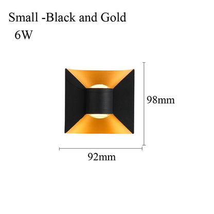 Luminaire Extérieur LED Étanche en Aluminium, Design Nordique Moderne, 6/10/12W, Lumière Chaude ou Blanche, AC 110/220V - Luminous Place