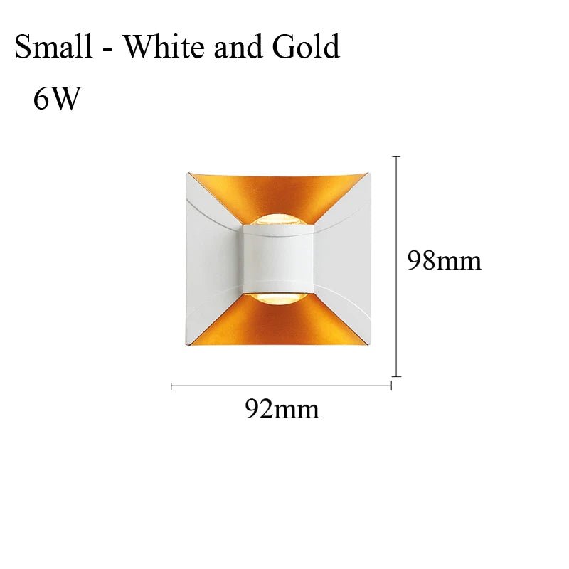 Luminaire Extérieur LED Étanche en Aluminium, Design Nordique Moderne, 6/10/12W, Lumière Chaude ou Blanche, AC 110/220V - Luminous Place