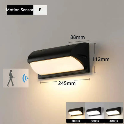 Luminaire Extérieur LED Étanche IP65 avec Capteur de Mouvement Radar - Luminous Place